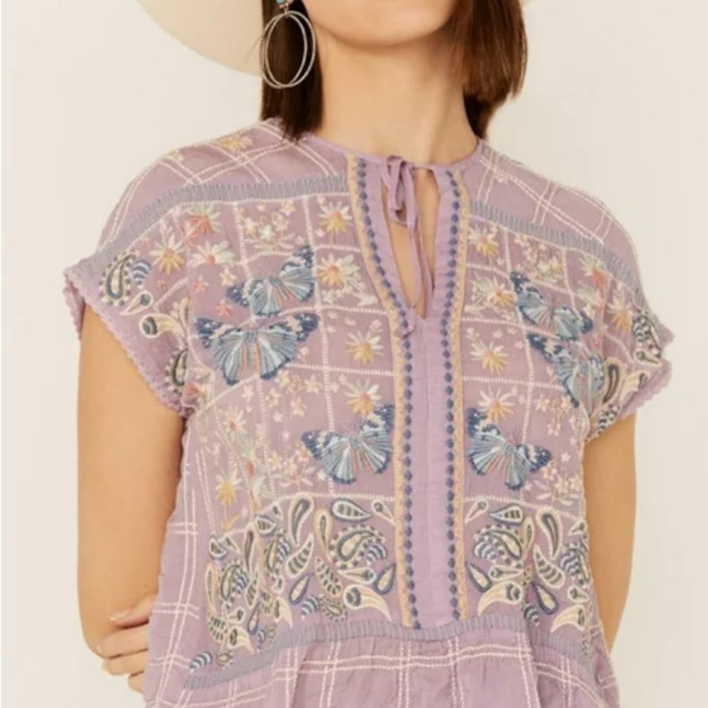 NWT Johnny Was Paise Blouse